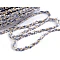 Braided trimming with small sequins, width 10 mm - Blue light (1 Meter)