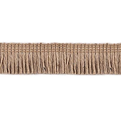 Jute fringe width 32 mm - Natural burlap (1 Meter)