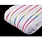 Continuous nylon rainbow zipper no 3 - White (1 Meter)