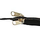 Brass tent zipper, no 5 with double-sided slider, length 200 cm - Black (1 Piece)