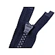 Plastic zipper ykk no 5,  length 90 cm, jacket - Cream (1 Piece)