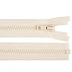 Plastic zipper ykk no 5,  length 90 cm, jacket - Cream (1 Piece)