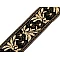 Folk costume / patterned ribbon width 40 mm - Black (1 Meter)