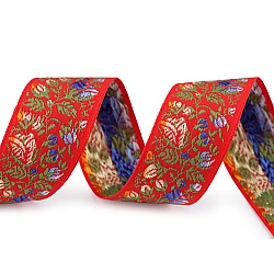 Pattern ribbon, width 33 mm - Red (1 Meter)