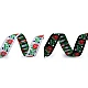 Polyester folk ribbon, width 18 cm - Black (20 Meters)