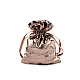 Gift bag with metallic effect 13x18 cm - Cooper dark (10 Pieces)