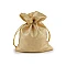 Brocade gift bag 13x18 cm - Gold (10 Pieces)