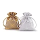 Gift bag metallic pattern 13x18 cm - Silver (10 Pieces)