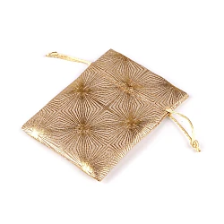 Gift bag metallic pattern 10x13 cm - Gold (10 Pieces)
