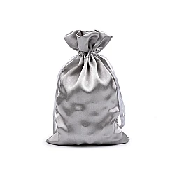 Satin gift pouch 11x17 cm - Silver (1 Piece)