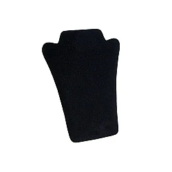 Necklace display stand ,velvet - Black (1 Piece)