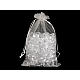 Organza gift bag 14x21 cm - White (10 Pieces)