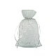 Organza gift bag 14x21 cm - White (10 Pieces)