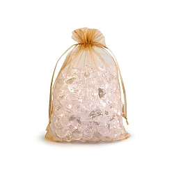 Organza gift bag 14x21 cm - Gold lt. (10 Pieces)