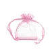 Organza gift bag 4.5x7 cm - Bordeaux (10 Pieces)