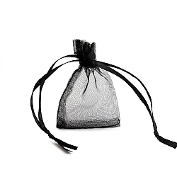 Organza gift bag 4.5x7 cm - Black (10 Pieces)