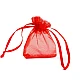 Organza gift bag 4.5x7 cm - Bordeaux (10 Pieces)