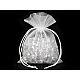 Organza gift bag 13x18 cm - Green (10 Pieces)