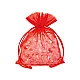 Organza gift bag 13x18 cm - Green (10 Pieces)
