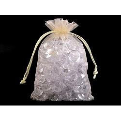 Organza gift bag 13x18 cm - Cream lightest (10 Pieces)