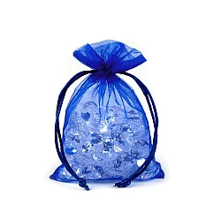 Organza gift bag 10x15 cm - Cobalt blue (10 Pieces)