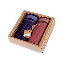Men's handkerchief gift box set - Mix of colours and designs (1 Box)