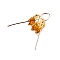 Christmas ball bauble ornament cap with spring wire hangers - Gold (10 Pieces)