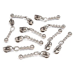 Slider for nylon zippers no 3 - Nickel (10 Pieces)