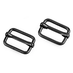 Adjustable slide buckle width 20 mm for webbing - Black nickel (10 Pieces)