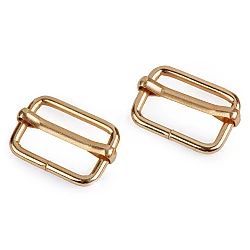 Adjustable slide buckle width 20 mm for webbing - Pink gold (10 Pieces)