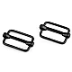Adjustable slide buckle width 20 mm for webbing - Black nickel (100 Pieces)