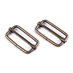 Adjustable slide buckle width 25 mm for webbing - Vintage brass (10 Pieces)