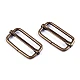 Adjustable slide buckle width 25 mm for webbing - Nickel (100 Pieces)