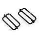 Adjustable slide buckle width 33 mm for webbing - Nickel (100 Pieces)