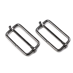 Adjustable slide buckle width 33 mm for webbing - Black nickel (10 Pieces)