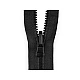 Reversible slider to plastic zippers no 5 - Black (50 Pieces)