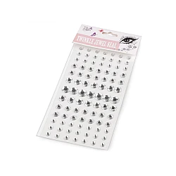 Self adhesive rhinestone crystal stickers ø6-12 mm - Crystal (1 Card)