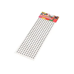 Self adhesive rhinestone crystal stickers 5x10 mm - Crystal (1 Card)