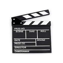 Film flap 20x20 cm - Black (1 Piece)