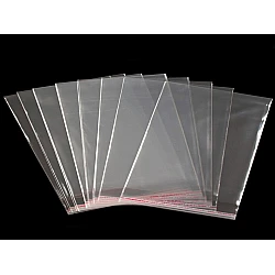Clear plastic self-adhesive seal bags 22x25 cm - Transparent (100 Pieces)