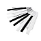 Adhesive hook and loop fastener width 20 mm - Mix black-white (24 Pairs)
