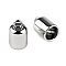 Cord end cap with loop ø9 mm - Nickel (10 Pieces)