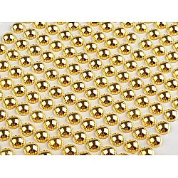 Self adhesive faux pearl stickers ø6 mm - Gold (12 Cards)