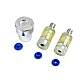 Hand press dies mold for eyelets size 16', 18', 20', 22' - Nickel (1 Set)