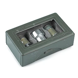 Hand press dies mold for eyelets size 16', 18', 20', 22' - Nickel (1 Set)