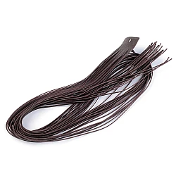 Leather string width 2 mm, 110 cm - Darkbrown (20 Pieces)