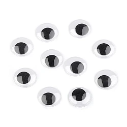 Self adhesive wiggle eyes ø25 mm - Black (10 Pieces)