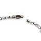 Ball chain with connector 18 cm - Nickel (1000 Pieces)