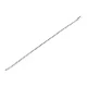 Ball chain with connector 18 cm - Nickel (1000 Pieces)