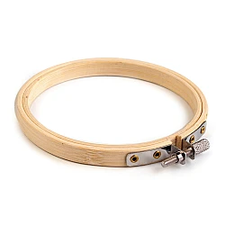 Bamboo embroidery hoop ø10 cm - Beech (1 Piece)